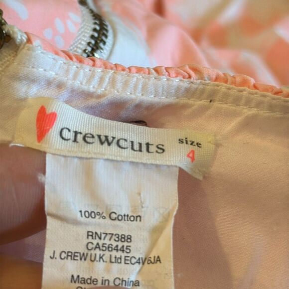 Crewcuts Girls White with Pink Flowers Balloons Skirt Dress - Picture 7 of 9